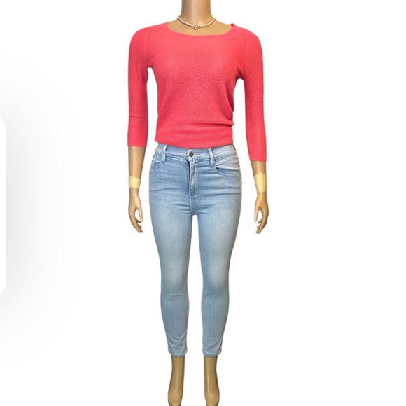 Frame Denim Ali High Rise Cigarette in Blue Opus Cropped Skinny size 28 - Picture 5 of 16